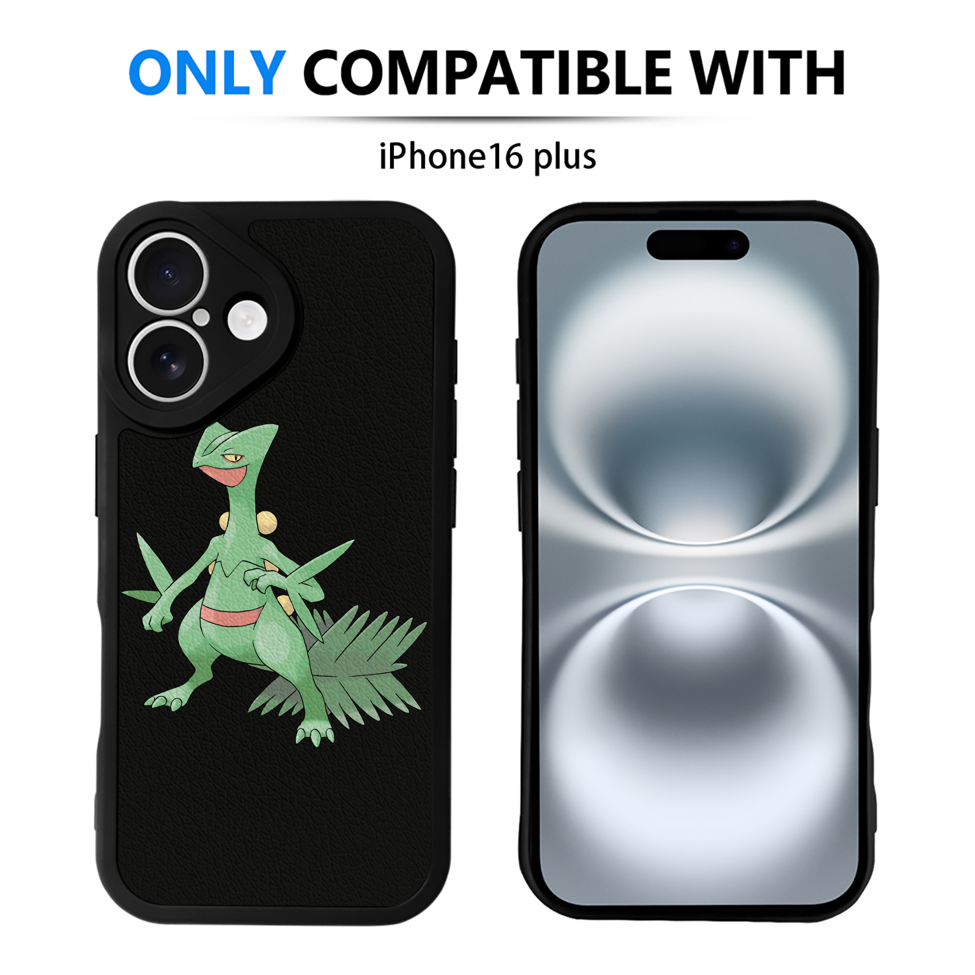 （画像用） ポケットモンスター Pokémon 【iPhone 16シリーズ対応】シリコンスマホケース（レザー調） 材質：シリコン